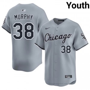 Game Chris Murphy #38 CWS Youth Baseball Jersey | Gray South Side Pride Edition I4675H43