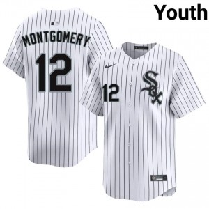 Authentic Colson Montgomery #12 CWS Youth Baseball Jersey | White South Side Pride Edition 8lEfuj94