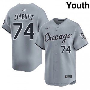 Eloy Jimenez #74 Chicago White Sox Baseball Jersey | Player Youth Gray Embroidery Edition s23G3G23