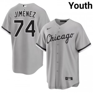 #74 Eloy Jimenez Pro-Grade Youth Baseball Jersey | CWS White Sox Grey Fan Gear 48HbAe70
