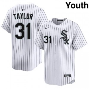 #31 Grant Taylor Pro-Grade Youth Baseball Jersey | CWS White Sox White Fan Gear 0w36V612