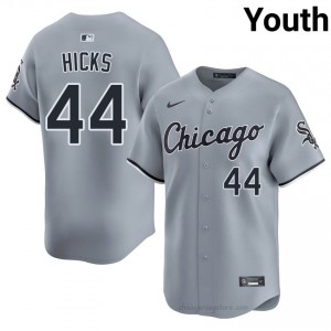 Authentic Jordan Hicks #44 CWS Youth Baseball Jersey | Gray South Side Pride Edition 0anNV298