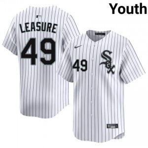ChiSox Jordan Leasure #49 White Youth Baseball Jersey | 2026 Season Official b178R296