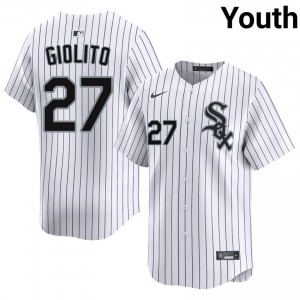 #27 Lucas Giolito MLB Youth Baseball Jersey | CWS White Sox White Fan Gear 7o6lI492