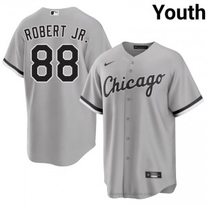 #88 Luis Robert Jr. MLB Youth Baseball Jersey | CWS White Sox Grey Fan Gear 6pb53k50