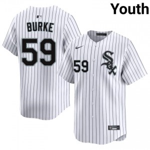 #59 Sean Burke Classic Youth Baseball Jersey | CWS White Sox White Fan Gear 1YBEc240