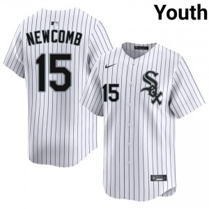 Iconic Sean Newcomb #15 CWS Youth Baseball Jersey | White South Side Pride Edition CB3gTg82