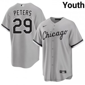 Tristan Peters #29 Chicago White Sox Baseball Jersey | Premium Youth Grey Embroidery Edition 5G81E160