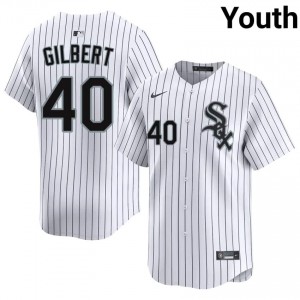 Tyler Gilbert #40 Chicago White Sox Baseball Jersey | Authentic Youth White Stitched Edition x7e64219