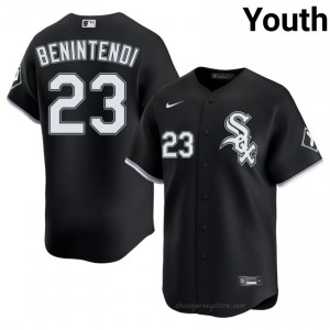 #23 Andrew Benintendi MLB Youth Baseball Jersey | CWS White Sox Black Fan Gear 04546190