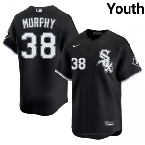 Chris Murphy #38 Chicago White Sox Baseball Jersey | Player Youth Black Stitch Edition 314ND115