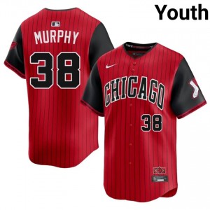 Exclusive Chris Murphy #38 CWS City Connect Youth Baseball Jersey | Red South Side Pride Edition WmWgl673