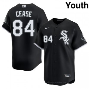 ChiSox Dylan Cease #84 Black Youth Baseball Jersey | 2026 Season MLB fDdJtx34