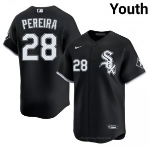 Everson Pereira #28 Chicago White Sox Baseball Jersey | Exclusive Youth Black Stitch Edition 7727Ur87