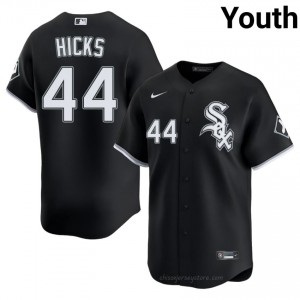Jordan Hicks #44 Chicago White Sox Baseball Jersey | Replica Youth Black Stitch Edition 3nst2F54