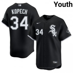 Michael Kopech #34 Chicago White Sox Baseball Jersey | Premium Youth Black Stitch Edition 448O0411