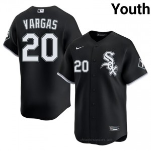 Miguel Vargas #20 Chicago White Sox Baseball Jersey | Game Youth Black Stitch Edition 68M5P117